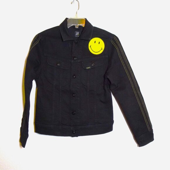 Lee Other - Lee Smiley Patch Demin Jacket VF Limited Collaboration Men's Size S Black
